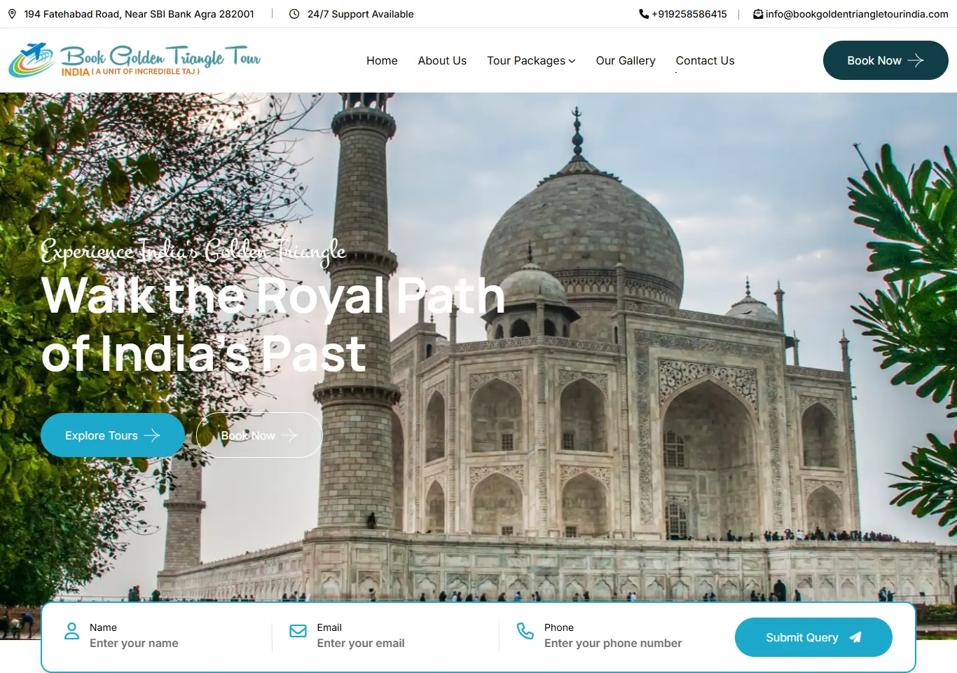 Book Golden Triangle Tour India