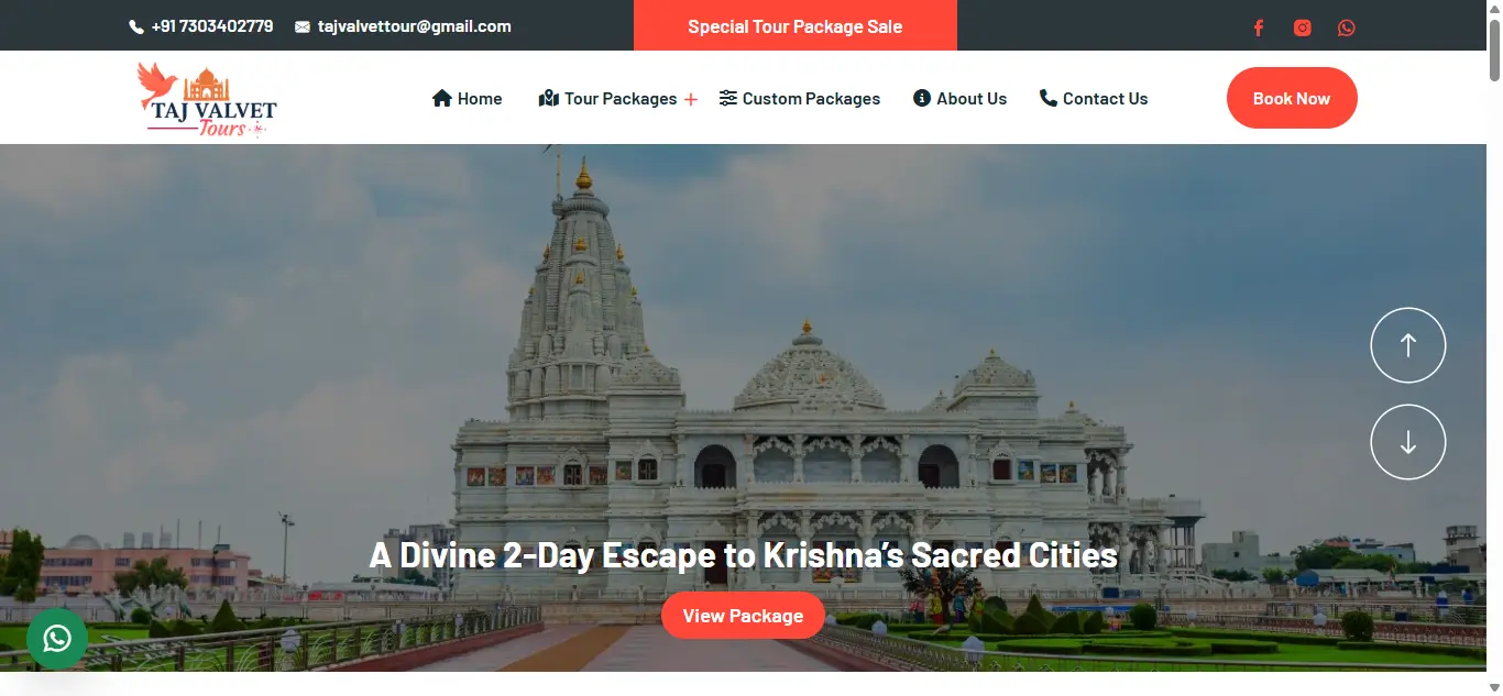 Taj Valvet Tours